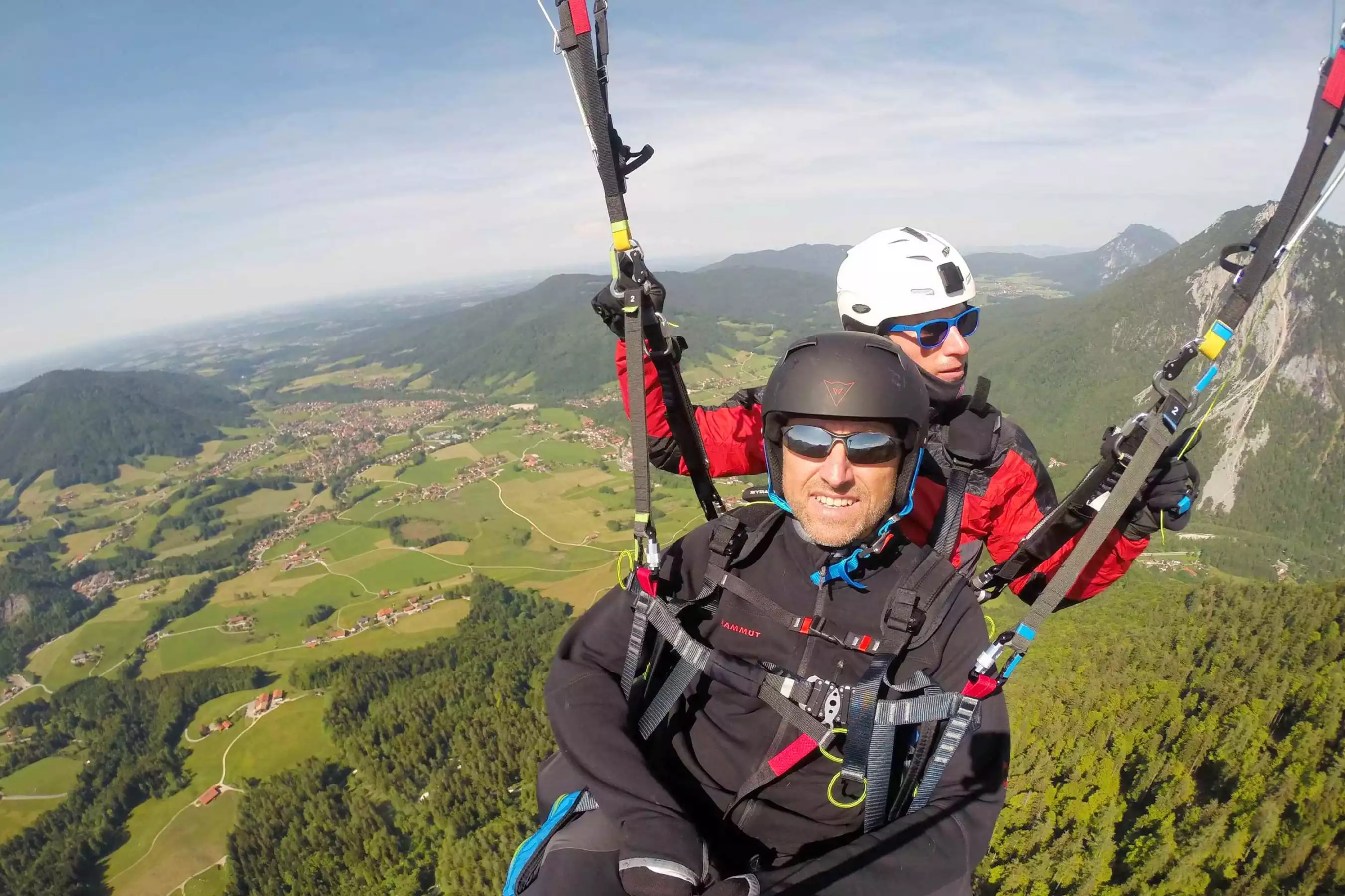Video Bergkulisse Bergpanorama Alpen Paragliden