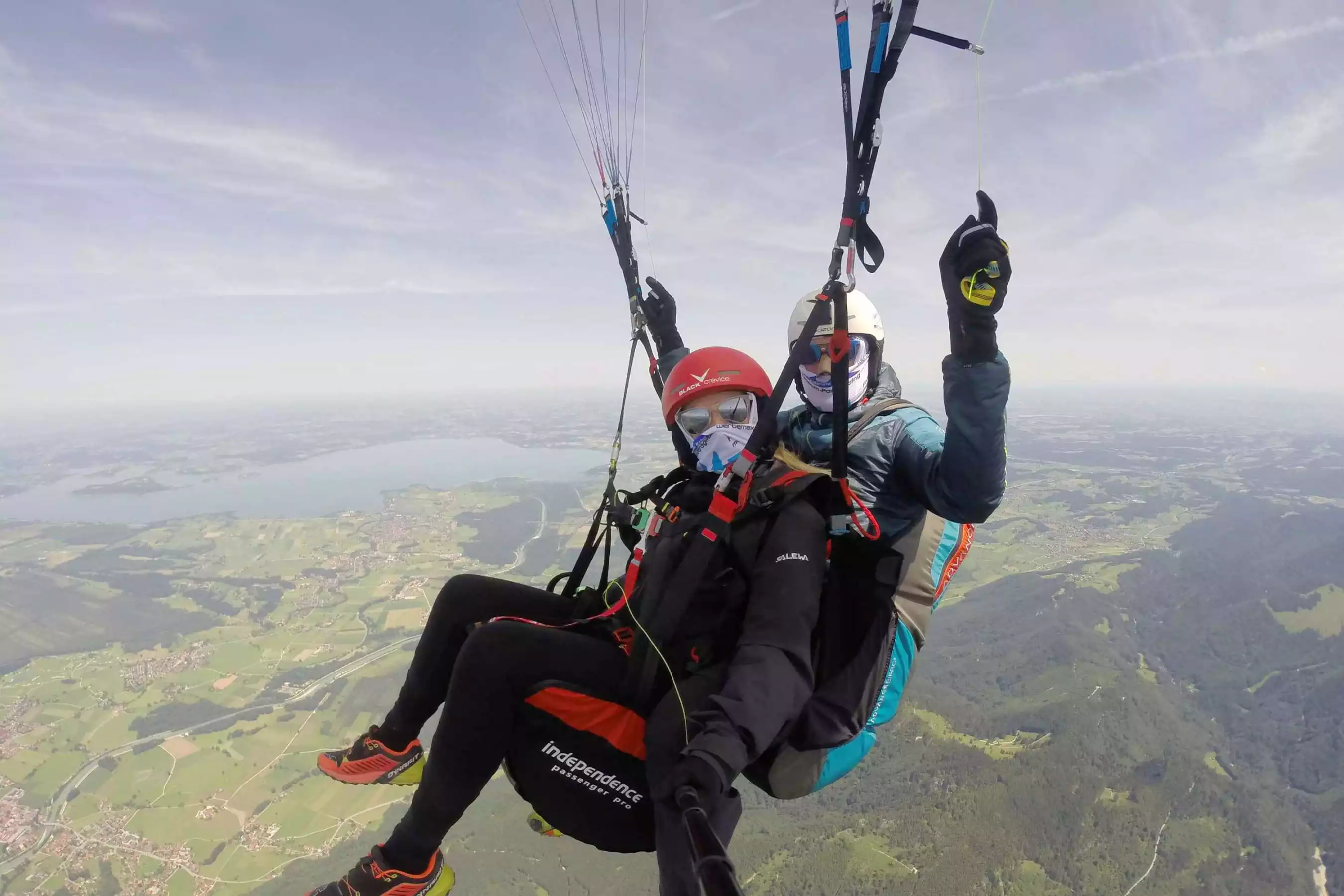 Paraglider Florian Schroll Seeon Chiemsee